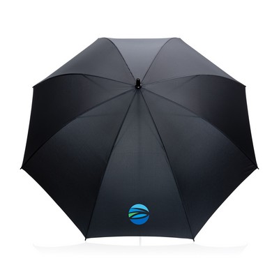 30" Impact AWARE™ RPET 190T Storm Proof Umbrella - Black